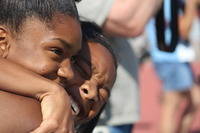shaw and spates after 1-2 finish in 100m state meet
